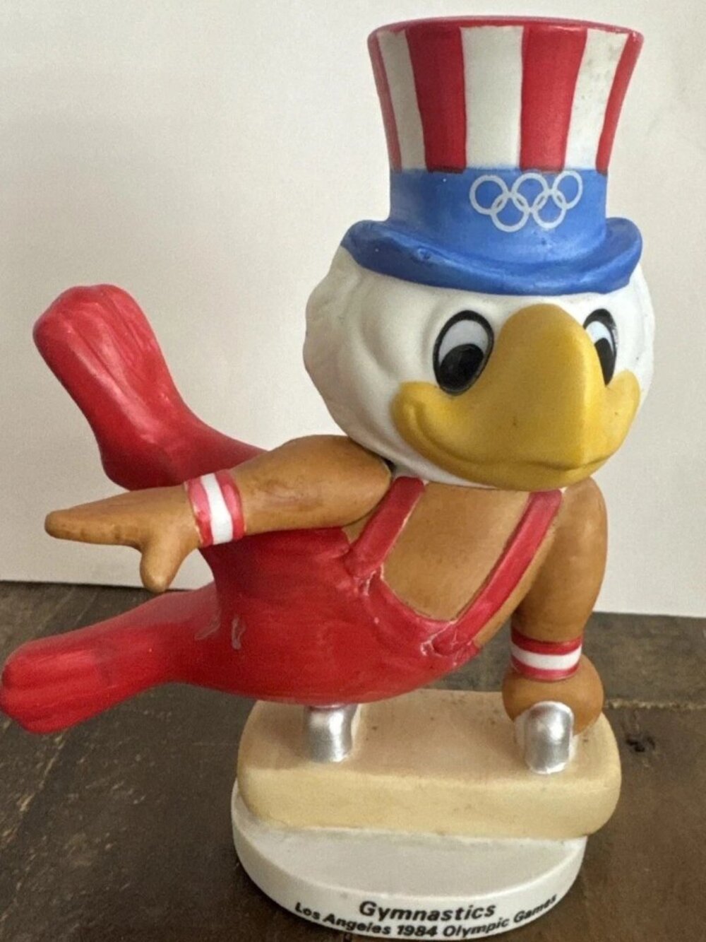 Vintage 1984 LA Olympics Sam The Eagle Figurine